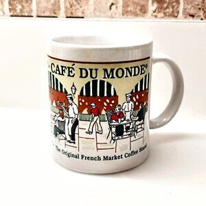 Cafe Du Monde Coffee Cup ~ New Orleans Louisiana French Market Coffee Stand Mug